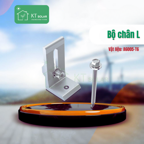 Bộ chân L chống rỉ - Phụ kiện lắp đặt điện mặt trời