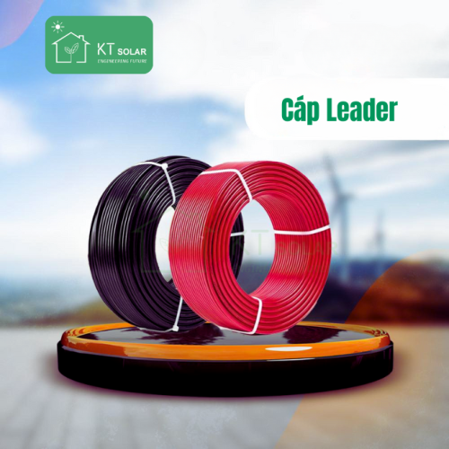 Dây cáp DC Leader 4mm2 Đen/Đỏ - phụ kiện năng lượng mặt trời