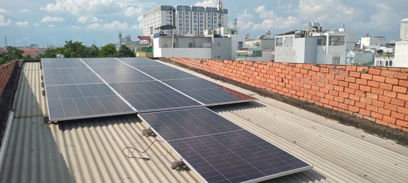 Hệ thống điện mặt trời 6kWp hybird lưu trữ 10kWh tại Gò Vấp - Hồ Chí Minh